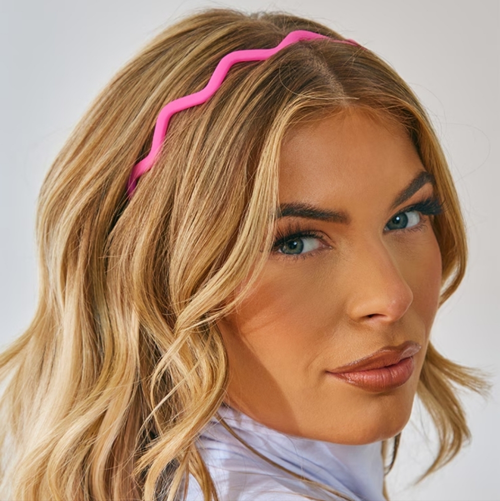 Hot Pink Zig Zag Headband💕💓